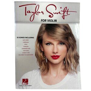 Taylor Swift Violin Songbook Size 9x12 Music Book Hal Leonard